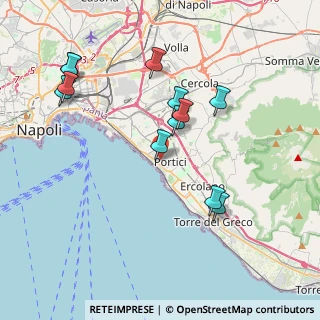 Mappa Via Amendola, 80055 Portici NA, Italia (4.25667)