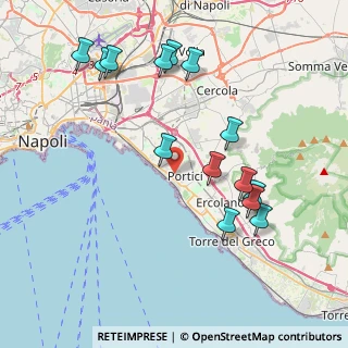 Mappa Via Amendola, 80055 Portici NA, Italia (4.56357)