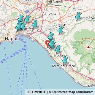Mappa Via Amendola, 80055 Portici NA, Italia (4.55857)