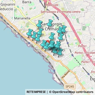 Mappa Via Amendola, 80055 Portici NA, Italia (0.5565)