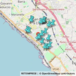 Mappa Via Amendola, 80055 Portici NA, Italia (0.714)