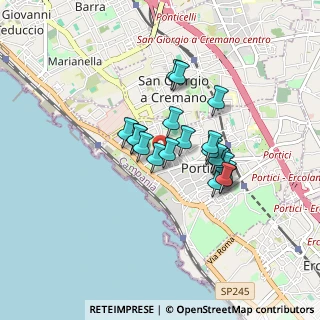 Mappa Via Amendola, 80055 Portici NA, Italia (0.6725)