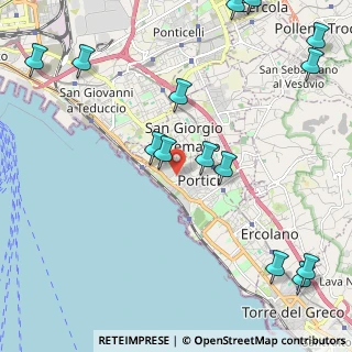 Mappa Via Amendola, 80055 Portici NA, Italia (3.105)