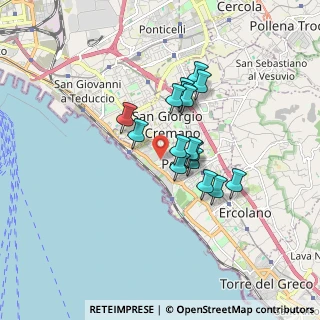 Mappa Via Amendola, 80055 Portici NA, Italia (1.37188)