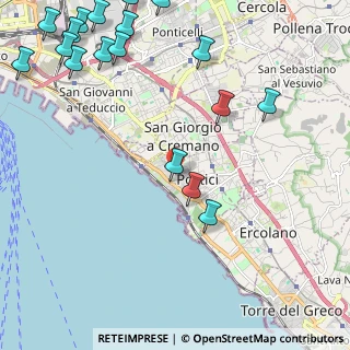 Mappa Via Amendola, 80055 Portici NA, Italia (3.33111)