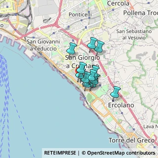 Mappa Via Amendola, 80055 Portici NA, Italia (1.0025)