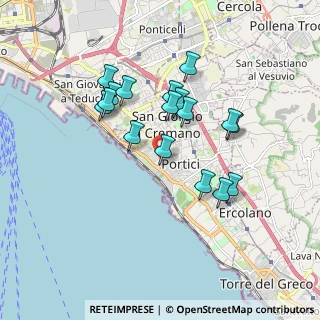 Mappa Via Amendola, 80055 Portici NA, Italia (1.70471)
