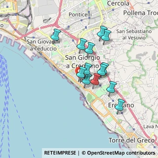 Mappa Via Amendola, 80055 Portici NA, Italia (1.53308)