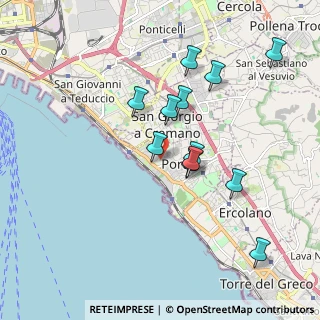 Mappa Via Amendola, 80055 Portici NA, Italia (1.86417)