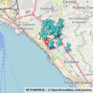 Mappa Via Amendola, 80055 Portici NA, Italia (1.4065)
