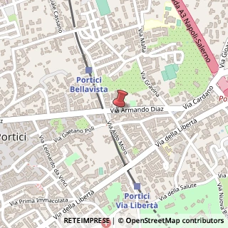 Mappa Via Armando Diaz, 154, 80055 Portici, Napoli (Campania)