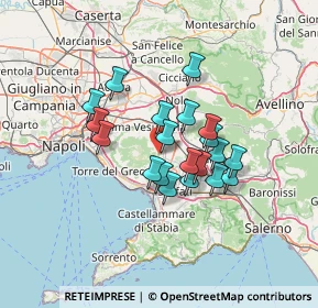Mappa Via Volanti, 80047 San Giuseppe Vesuviano NA, Italia (10.9015)