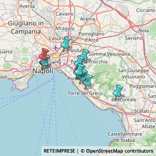 Mappa Piazza Sebastiano Poli, 80055 Portici NA, Italia (5.02)