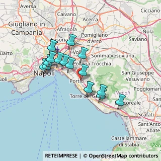Mappa Piazza Sebastiano Poli, 80055 Portici NA, Italia (6.46412)