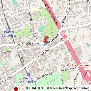 Mappa Piazza Gaetano Poli, 33, 80055 Portici, Napoli (Campania)