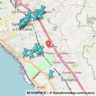Mappa Piazza Gaetano Poli, 80055 Portici NA, Italia (1.3775)
