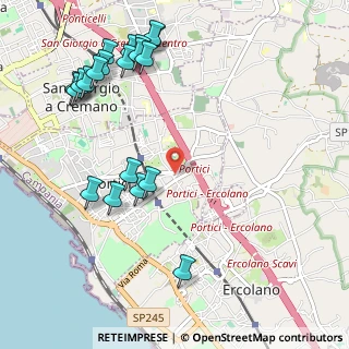 Mappa Piazza Sebastiano Poli, 80055 Portici NA, Italia (1.3775)