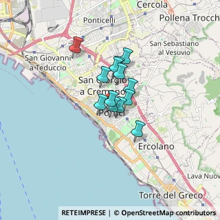 Mappa Via Vittorio Emanuele, 80055 Portici NA, Italia (1.06231)