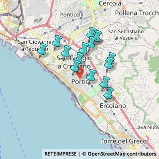 Mappa Via Vittorio Emanuele, 80055 Portici NA, Italia (1.61467)