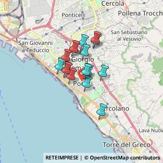 Mappa Via Vittorio Emanuele, 80055 Portici NA, Italia (1.2575)