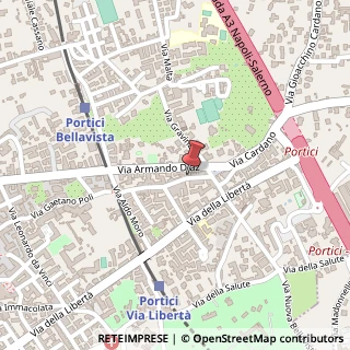 Mappa Via Gaetano Poli, 93, 80055 Portici, Napoli (Campania)