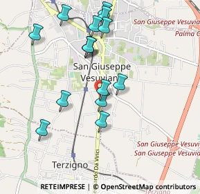 Mappa Via Casilli, 80047 San Giuseppe Vesuviano NA, Italia (1.02733)