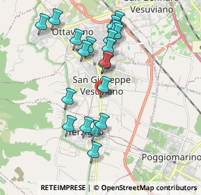 Mappa Via Casilli, 80047 San Giuseppe Vesuviano NA, Italia (1.995)