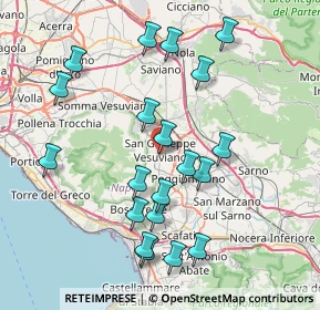Mappa Via Casilli, 80047 San Giuseppe Vesuviano NA, Italia (8.66)