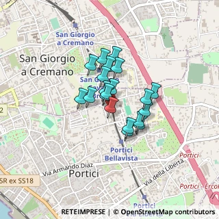 Mappa Via Edmondo Tamborrino, 80055 Portici NA, Italia (0.311)