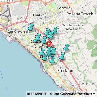 Mappa Via Edmondo Tamborrino, 80055 Portici NA, Italia (1.2325)