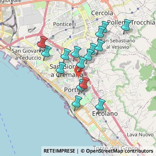 Mappa Via Edmondo Tamborrino, 80055 Portici NA, Italia (1.75188)