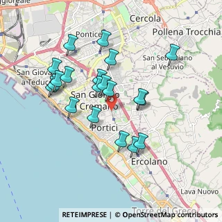 Mappa Via Edmondo Tamborrino, 80055 Portici NA, Italia (1.8545)