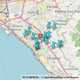 Mappa Via Edmondo Tamborrino, 80055 Portici NA, Italia (1.33313)