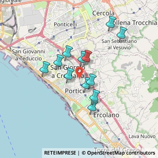 Mappa Via Edmondo Tamborrino, 80055 Portici NA, Italia (1.60917)
