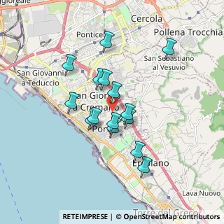 Mappa Via Edmondo Tamborrino, 80055 Portici NA, Italia (1.57067)