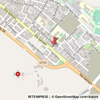 Mappa Via Cellini, 1, 07046 Porto Torres, Sassari (Sardegna)