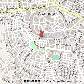 Mappa Via Cristoforo Colombo,  5, 70022 Altamura, Bari (Puglia)