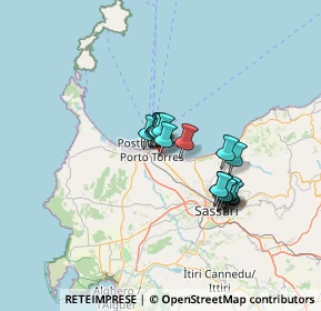 Mappa Via dell'Asfodelo, 07046 Porto Torres SS, Italia (10.15889)