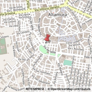 Mappa Via Santa Lucia, 17, 70022 Altamura, Bari (Puglia)