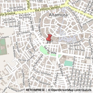 Mappa Piazza Francesco Saverio Mercadante, 11, 70022 Altamura, Bari (Puglia)