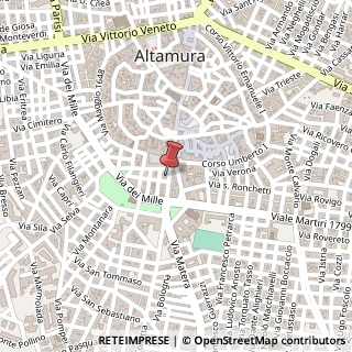 Mappa Via XX Settembre, 12, 70022 Altamura, Bari (Puglia)