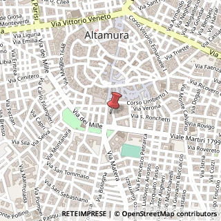 Mappa Via Ottavio Serena, 16, 70022 Altamura, Bari (Puglia)