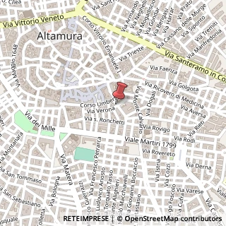 Mappa Via Torino,  14, 70022 Altamura, Bari (Puglia)