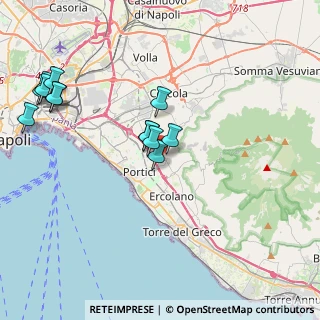 Mappa Via Campitelli, 80055 Portici NA, Italia (4.51692)