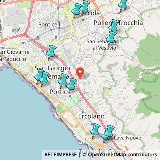 Mappa Via Campitelli, 80055 Portici NA, Italia (2.90615)
