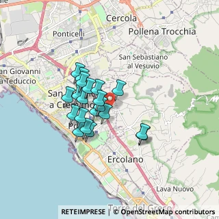 Mappa Via Campitelli, 80055 Portici NA, Italia (1.3635)
