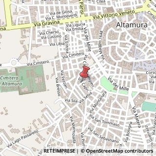 Mappa Via Martin Luther King, 20-22, 70022 Altamura, Bari (Puglia)