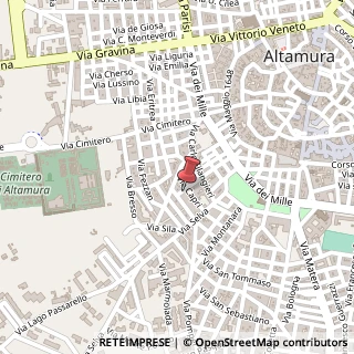 Mappa Via Giuseppe Mazzini, 51, 70022 Altamura, Bari (Puglia)