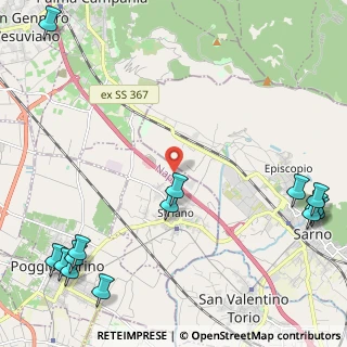 Mappa Via delle Industrie, 80040 Striano NA, Italia (3.60571)