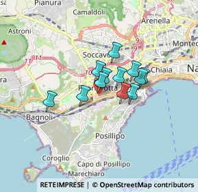 Mappa Via Fabio Massimo, 80125 Napoli NA, Italia (1.13333)